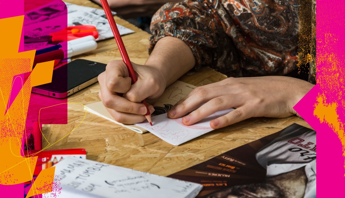 Taller de fanzines, collage y serigrafía