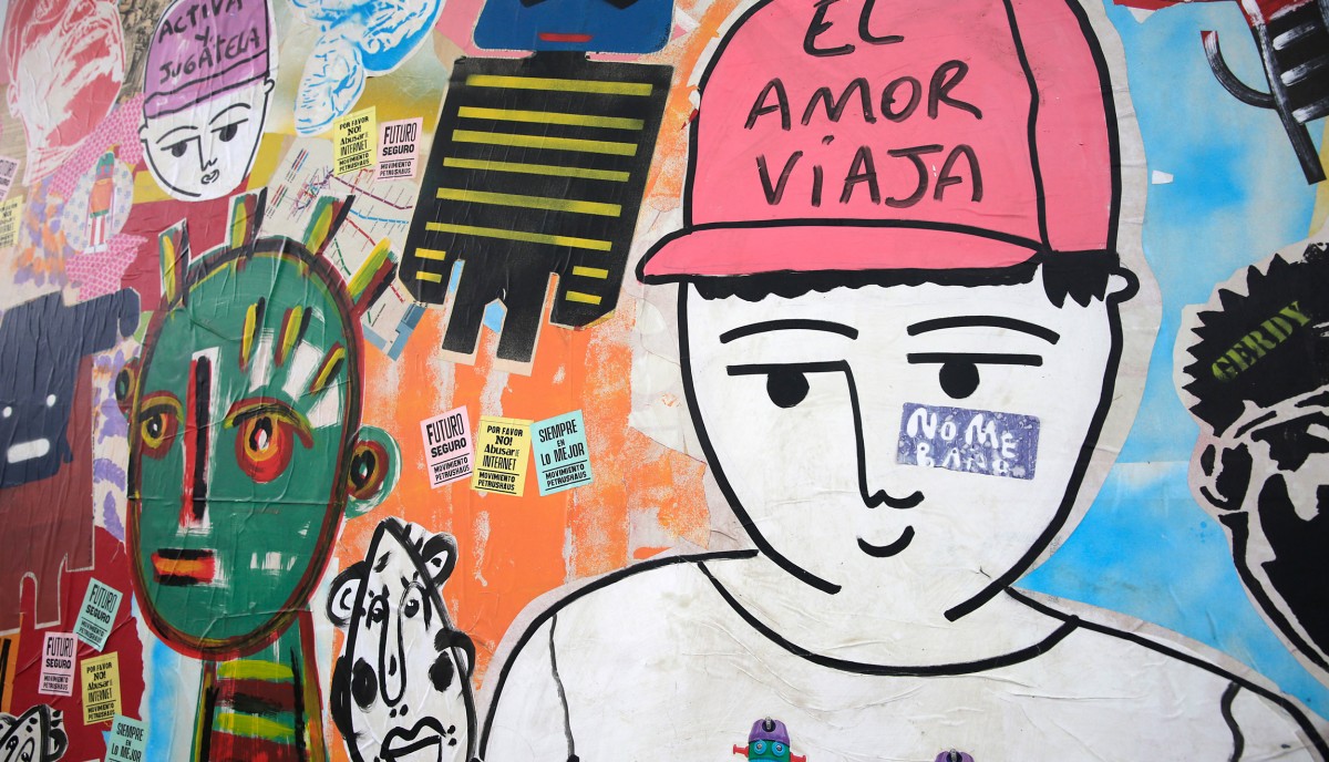 Graffiti entre amigos 