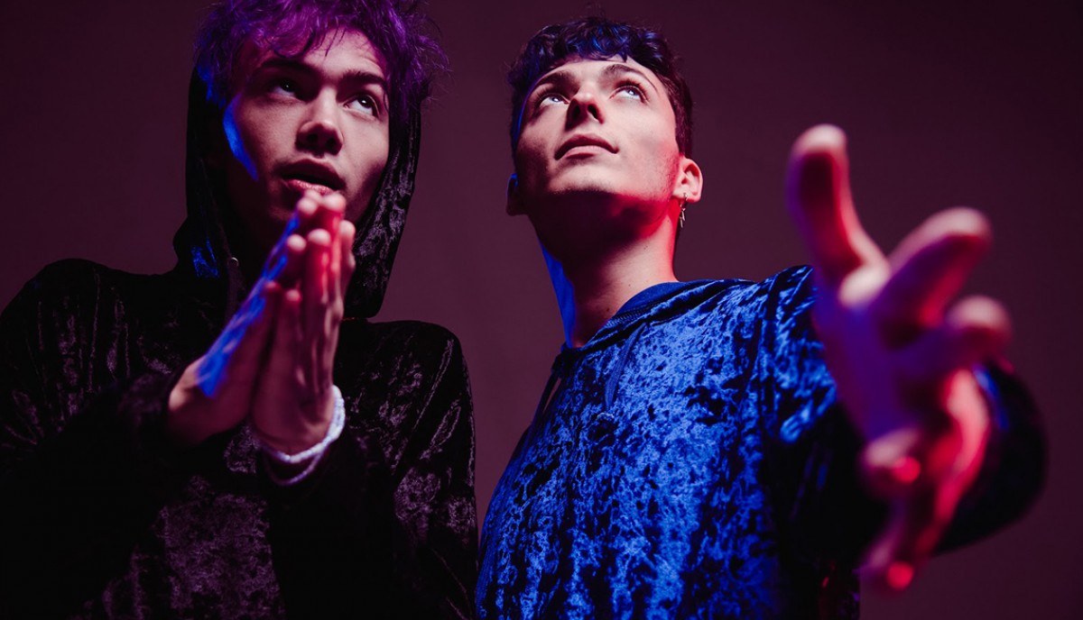 Alejo y Valentín en un set experimental