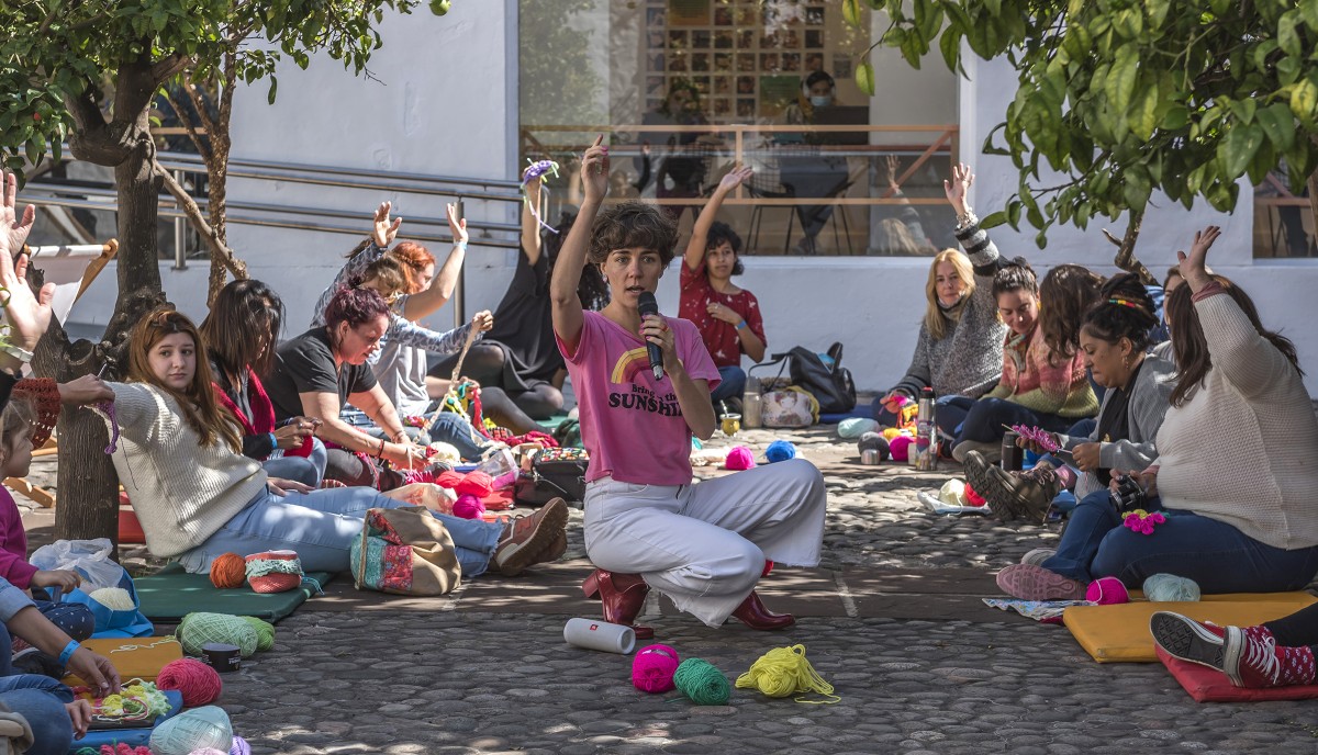 Tejido: tramar en tribu