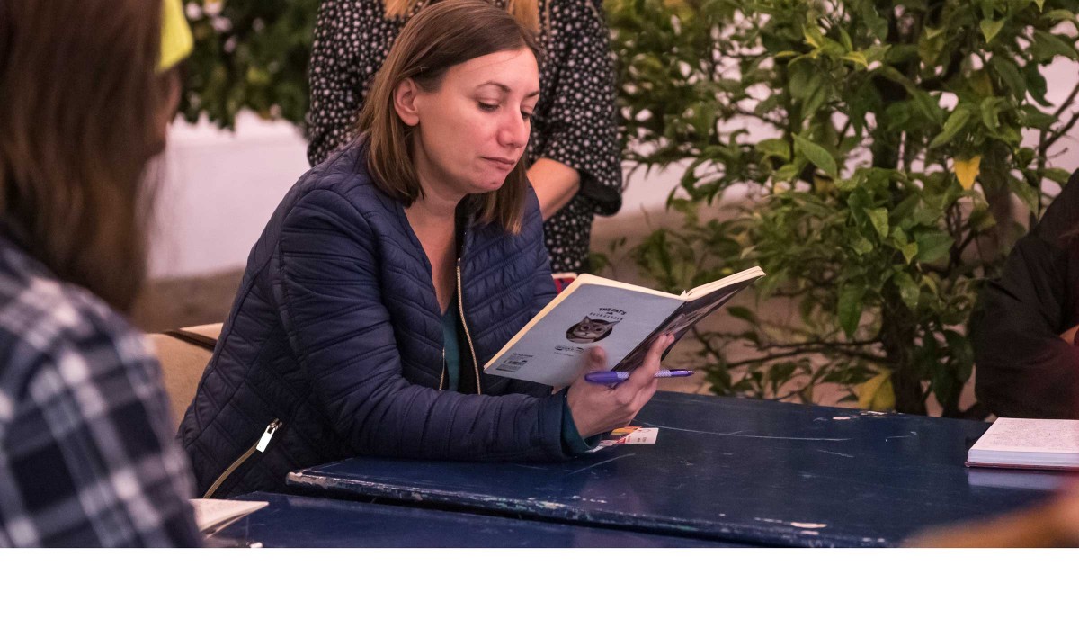 Cuatro escritoras brasileñas con Adriana Kogan