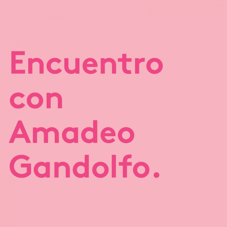 Encuentro con Amadeo Gandolfo