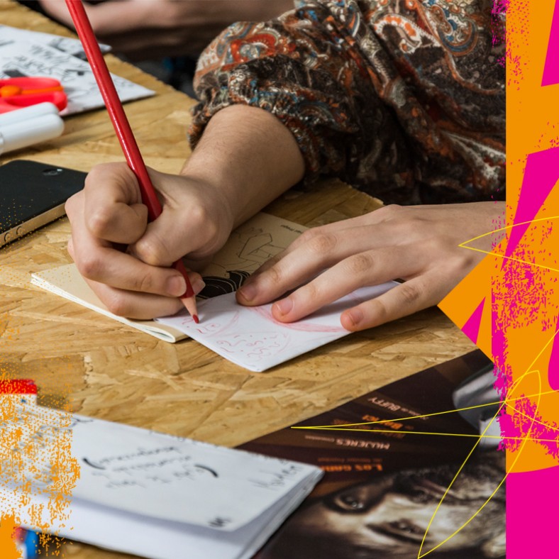 Taller de fanzines, collage y serigrafía