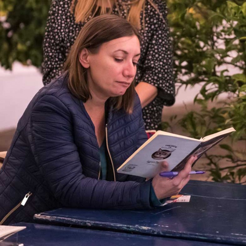 Cuatro escritoras brasileñas con Adriana Kogan