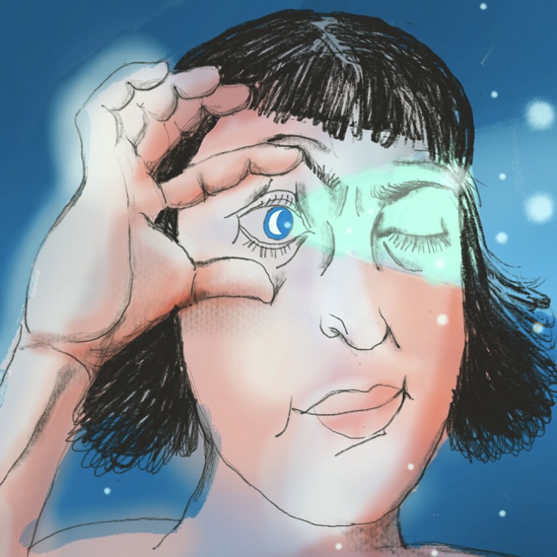 Ojo abierto, ojo cerrado con Azul Blaseotto