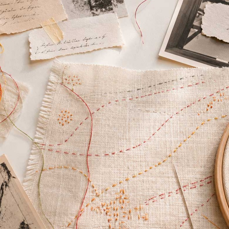 Laboratorio Textil. El bordado como lenguaje con Agustina Giorgio y Francisca Hollman